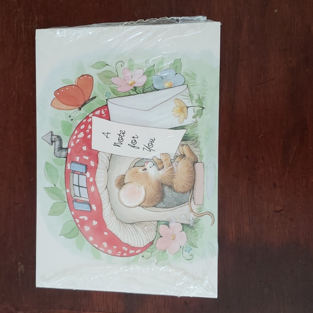 NWT 1988 Current Mouse & Mushroom Post Cards